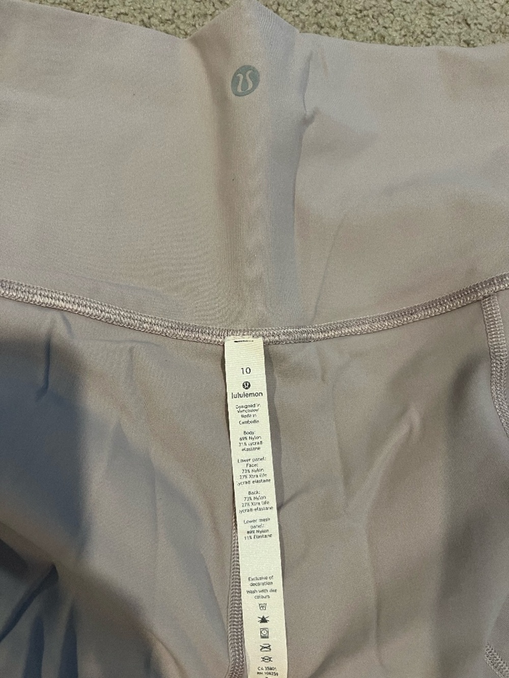Lululemon Wunder Under Crop II Roll Down Scallop Full-On Luxtreme 24" - Picture 10 of 14